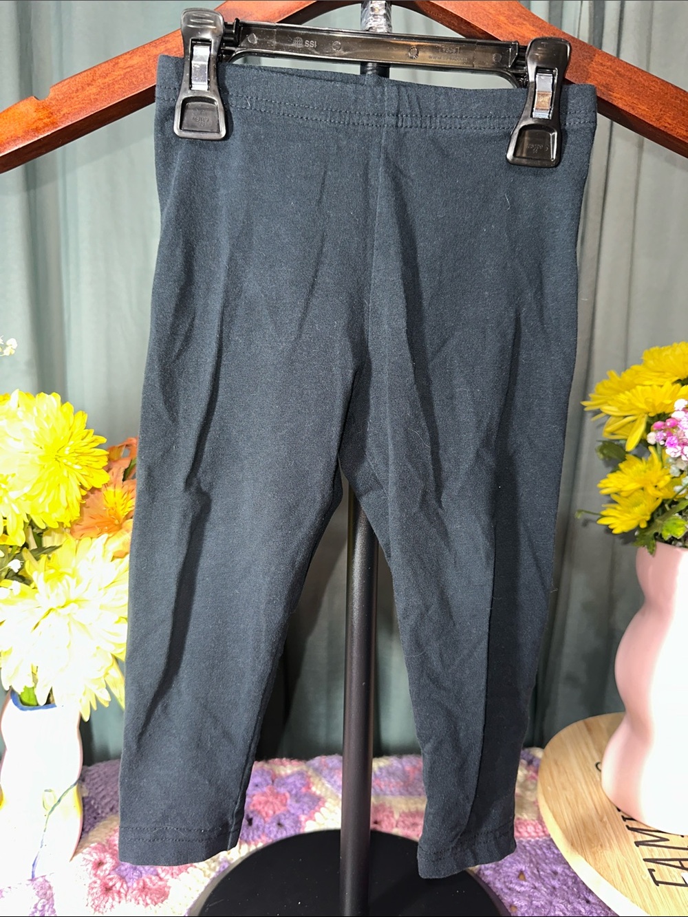 🎉Carter's Black Kids' Leggings. C338